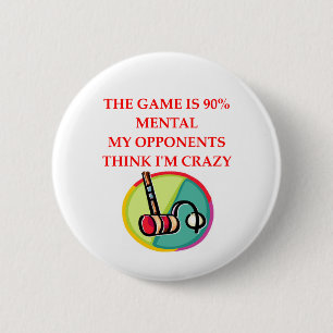 Badge Rond 5 Cm croquet