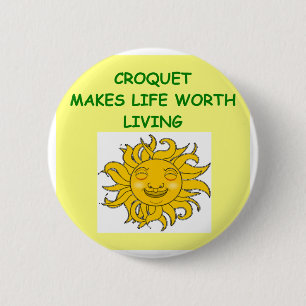 Badge Rond 5 Cm croquet