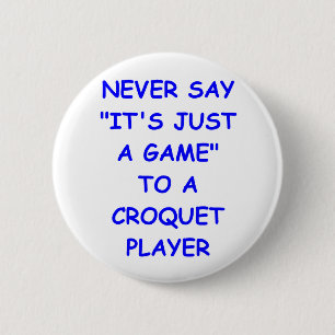 Badge Rond 5 Cm croquet