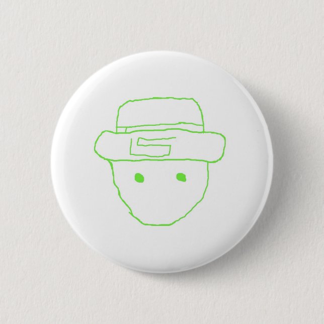 Badge Rond 5 Cm Croquis d'amateur de lutin (Devant)