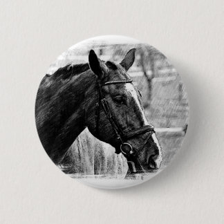 Badge Rond 5 Cm Croquis noir blanc