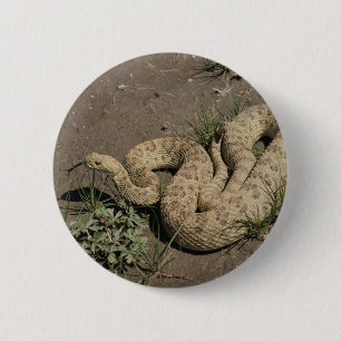Badge Rond 5 Cm Crotale des prairies R6