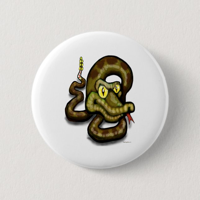 Badge Rond 5 Cm Crotte (Devant)
