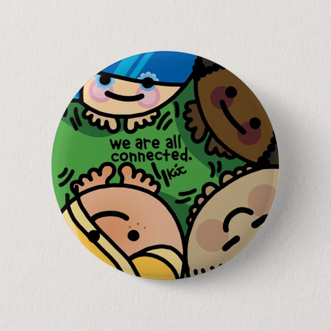 Badge Rond 5 Cm croyance de bouton (Devant)