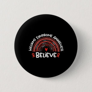 Badge Rond 5 Cm Croyez au Mois de sensibilisation au syndrome de W