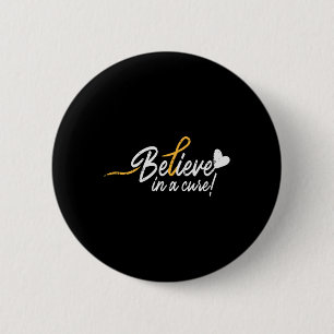 Badge Rond 5 Cm Croyez En Une Lutte Contre Le Cancer Chez Les Enfa