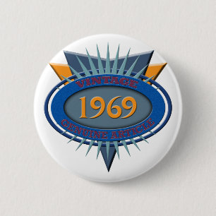 Badge Rond 5 Cm Cru 1969