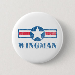 Badge Rond 5 Cm Cru de Wingman