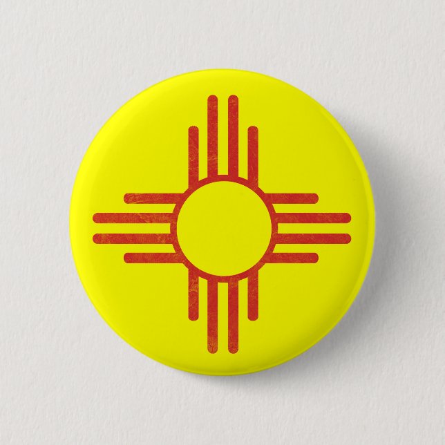 Badge Rond 5 Cm Cru de Zia (Devant)