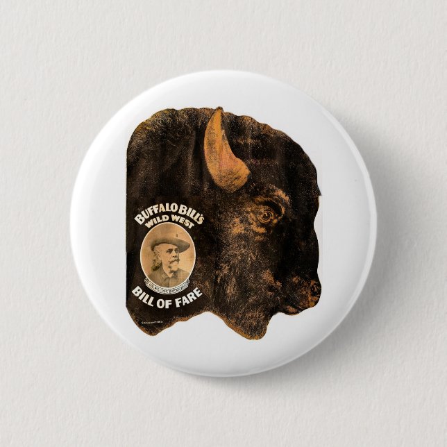 Badge Rond 5 Cm Cru occidental sauvage 1898 de l'exposition de (Devant)