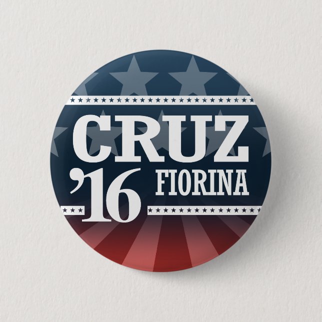 BADGE ROND 5 CM CRUZ FIORINA 2016 (Devant)