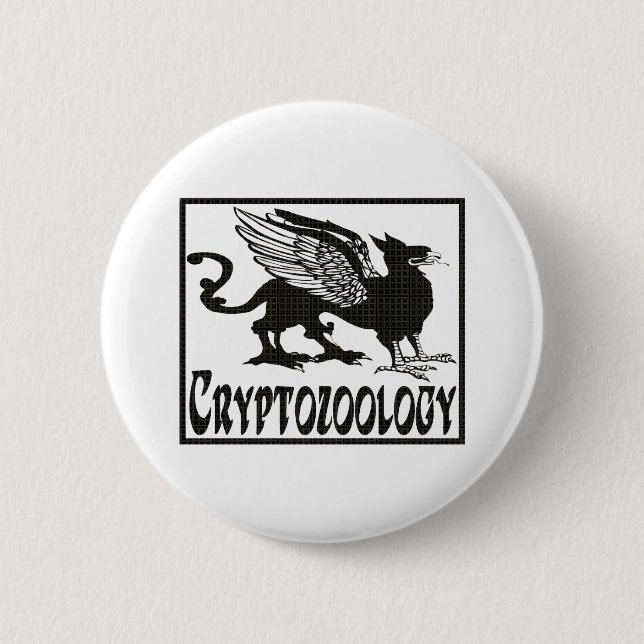 Badge Rond 5 Cm Cryptozoology (Devant)