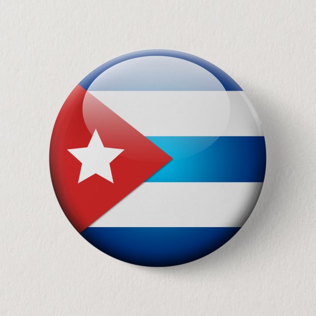 Badge Rond 5 Cm Cuba_Flag_2.0 (Devant)