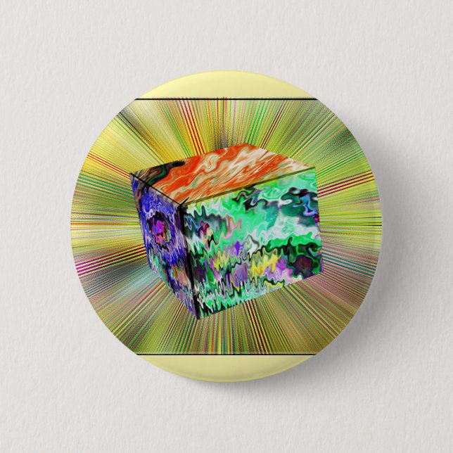 Badge Rond 5 Cm Cube à sucre (Devant)