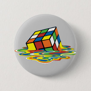 Badge Rond 5 Cm Cube Magique