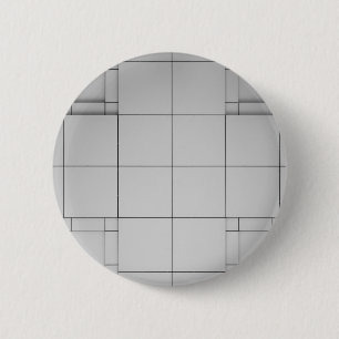 Badge Rond 5 Cm Cubes Abstraits