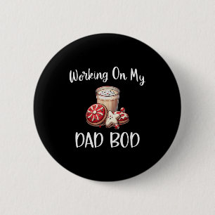 Badge Rond 5 Cm Cuire plus que des biscuits ce Noël en travaillant