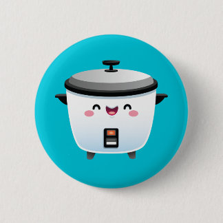 Badge Rond 5 Cm Cuiseur de riz de Kawaii