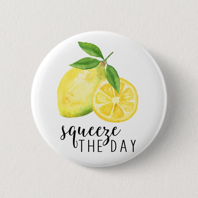BADGE ROND 5 CM CUISINE MODERNE PUN DE CITRON (Devant)