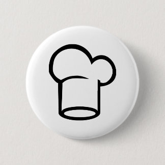 Badge Rond 5 Cm Cuisinier - chef
