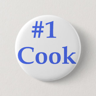 Badge Rond 5 Cm Cuisinier du numéro un