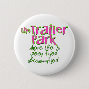 Badge Rond 5 Cm Cuit à la friteuse Countryfied