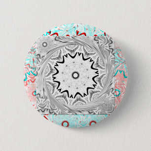 Badge Rond 5 Cm Culture africaine dynamique : une fusion rose et c