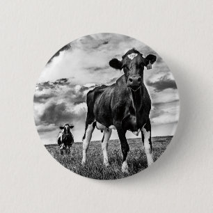 Badge Rond 5 Cm Culture de attente de BW