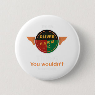 Badge Rond 5 Cm Culture d'oliviers
