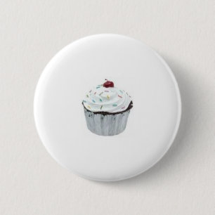Badge Rond 5 Cm cupcake