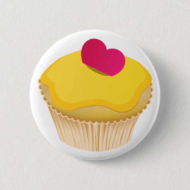 Badge Rond 5 Cm Cupcake (Devant)