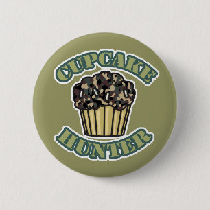 Badge Rond 5 Cm Cupcake Hunter