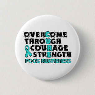 BADGE ROND 5 CM CURE...PCOS