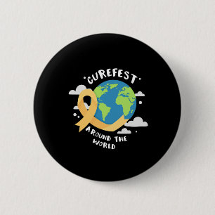 Badge Rond 5 Cm CureFest dans le monde entier Soutien contre le ca