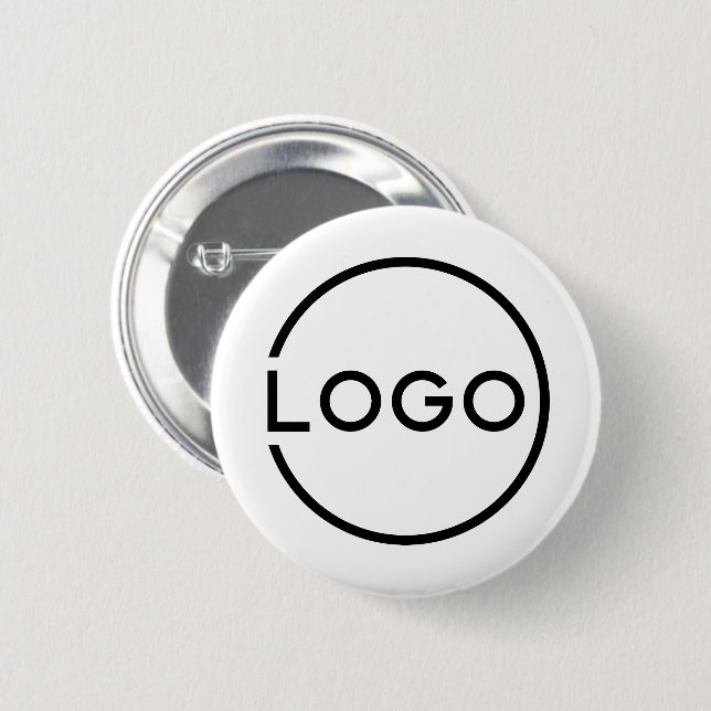 Badge Rond 5 Cm Custom Business Logo (Devant & derrière)