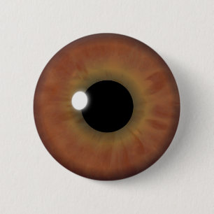 Badge Rond 5 Cm Custom Cool Brown Eye Iris Eyeball Round Buttons