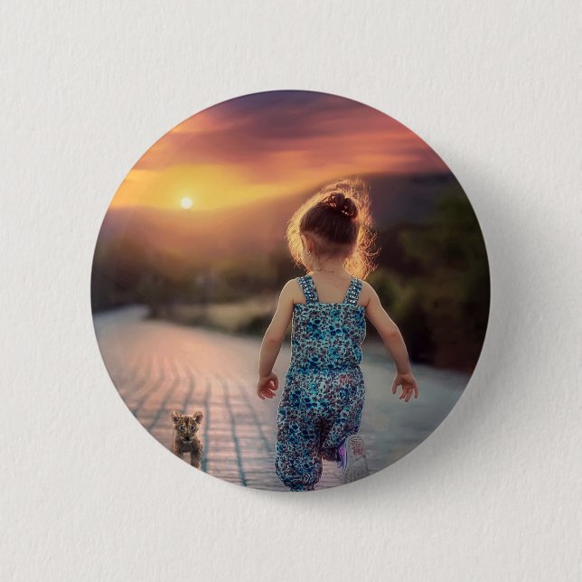 Badge Rond 5 Cm Custom Personalized Photo  (Devant)