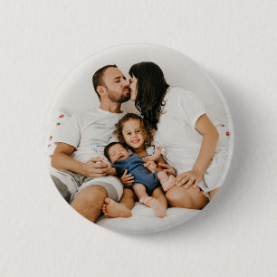Badge Rond 5 Cm Customisé votre propre photo de famille personnali