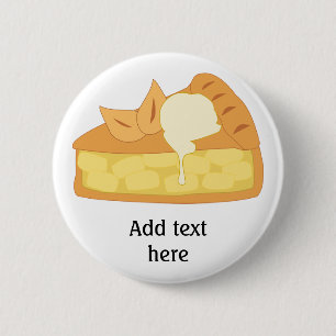 Badge Rond 5 Cm Customisez ce graphique de tranche de tarte aux
