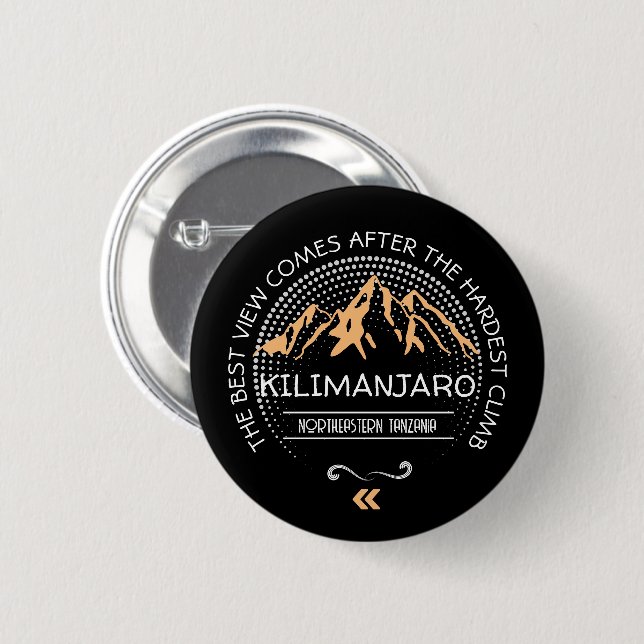 Badge Rond 5 Cm Customisez votre MOUNTAIN design (Devant & derrière)