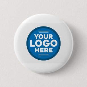 Badge Rond 5 Cm Customized Your Text or Logo Here