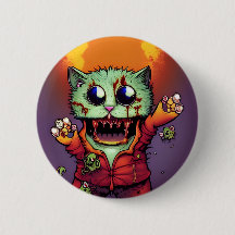 Cute chat Zombie