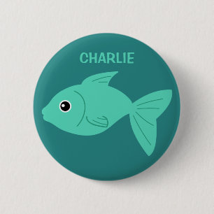 Badge Rond 5 Cm Cute Fish custom buttons