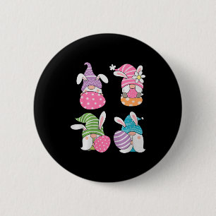 Badge Rond 5 Cm Cute Gnomes Tri-blend Premium