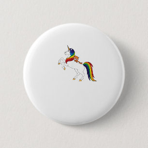 Badge Rond 5 Cm Cute Kawaii Enfants Unicorn Red Panda Lover T-shir