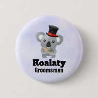 Cute Koala Pun Koalaty Groomsman