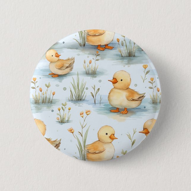 Badge Rond 5 Cm Cute Little Motif (Devant)