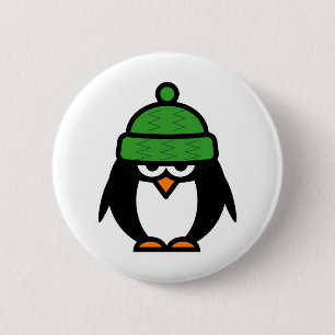 Badge Rond 5 Cm Cute penguin cartoon design pinback button
