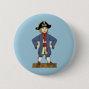 Badge Rond 5 Cm Cute Pirate Lad