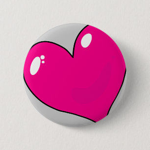 Badge Rond 5 Cm Cute Valentines